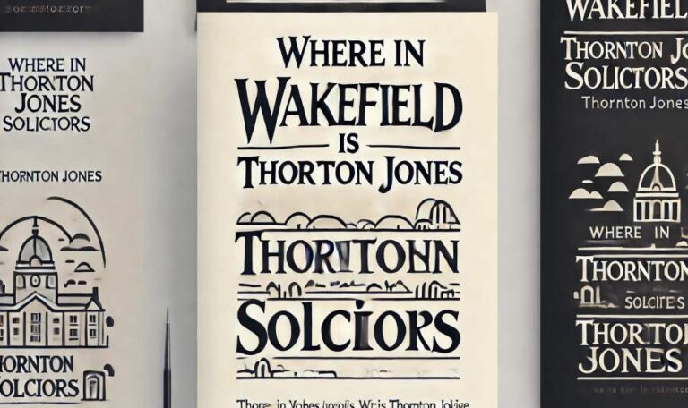 Where In Wakefield Are Thornton Jones Solicitors