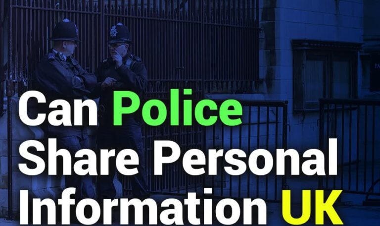 Can Police Share Personal Information UK