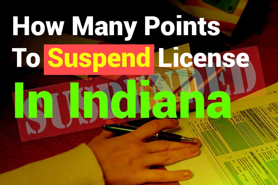 How Many Points to Suspend License in Indiana