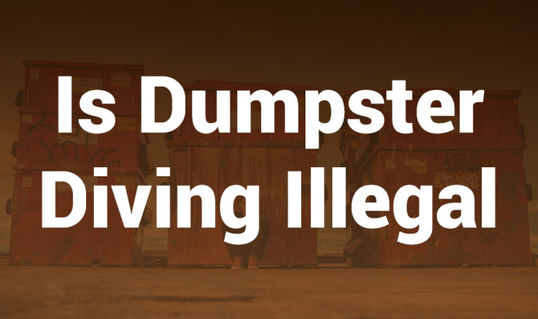 is dumpster diving illegal