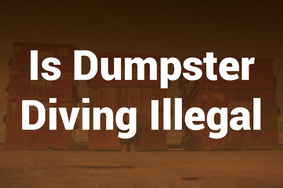 is dumpster diving illegal